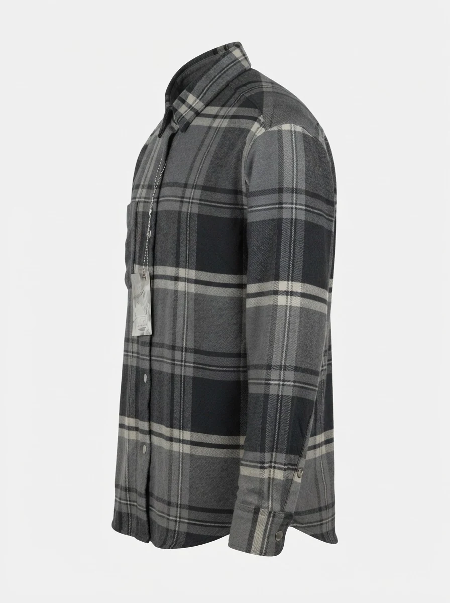 NELLY CORDUROY CHECK F/S SHIRT, image 6