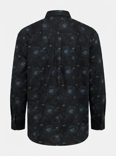 CLOFT IMP PRINT SHIRT F/S-2XL-BLACK&LIGHT BLUE 5