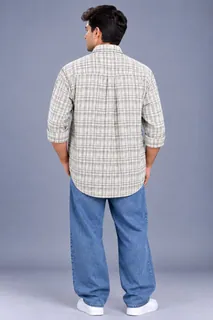 NOW&THEN CHECK F/S SHIRT 2