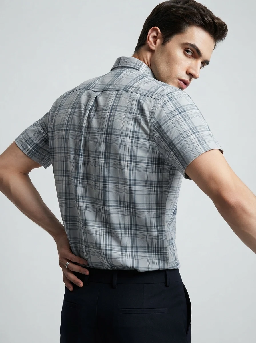 BELLIS OXFORD CHECKS SHIRT H/S, image 2