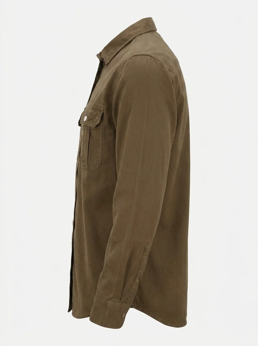 LUCA US OXFORD PLAIN DP SHIRT F/S, image 4