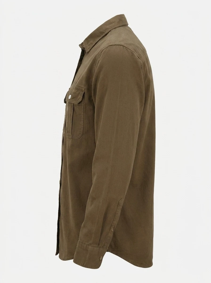 LUCA US OXFORD PLAIN DP SHIRT F/S, image 4