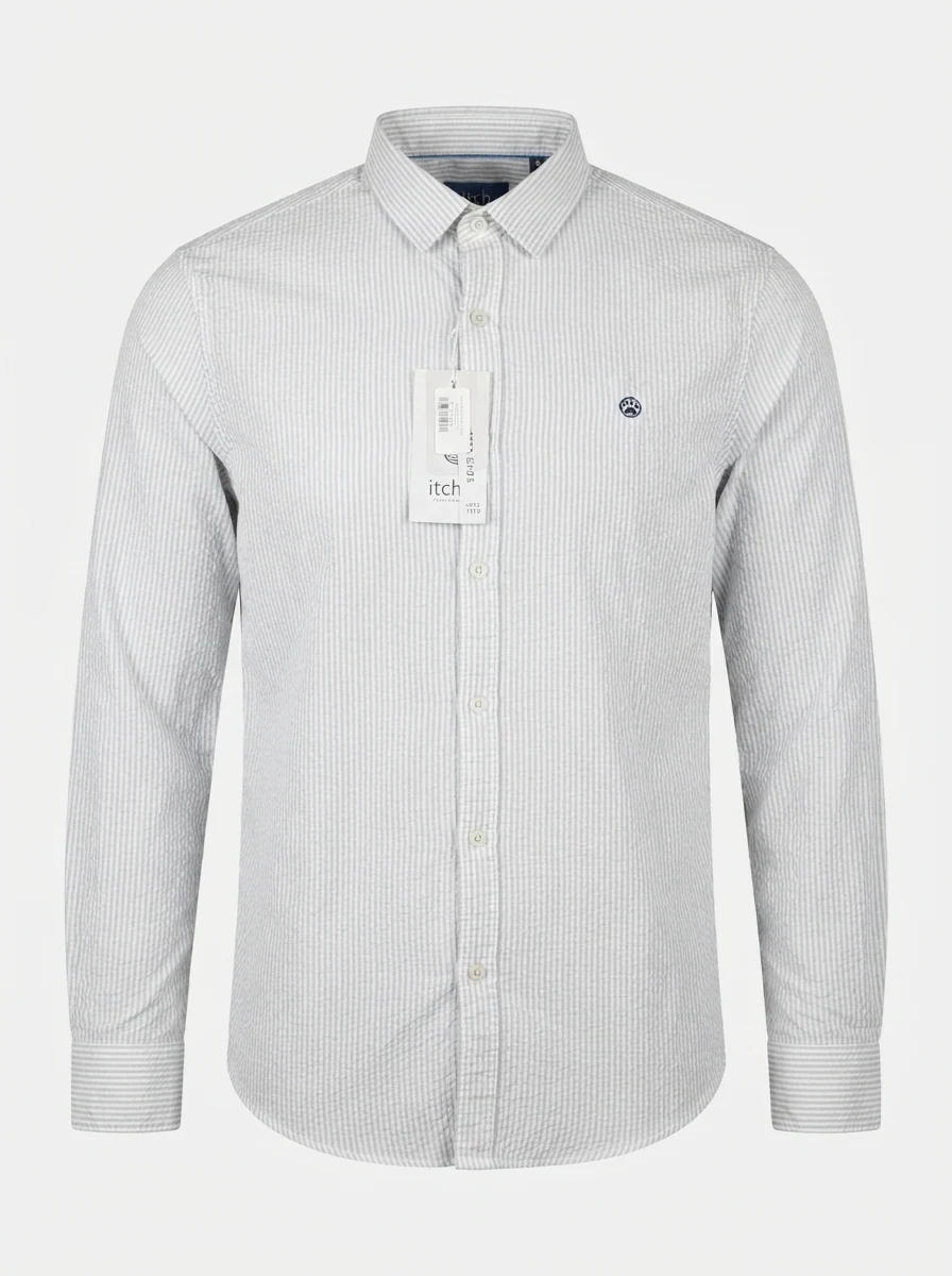ITCHA SHIRT F/S-M-WHITE&PINK, image 3