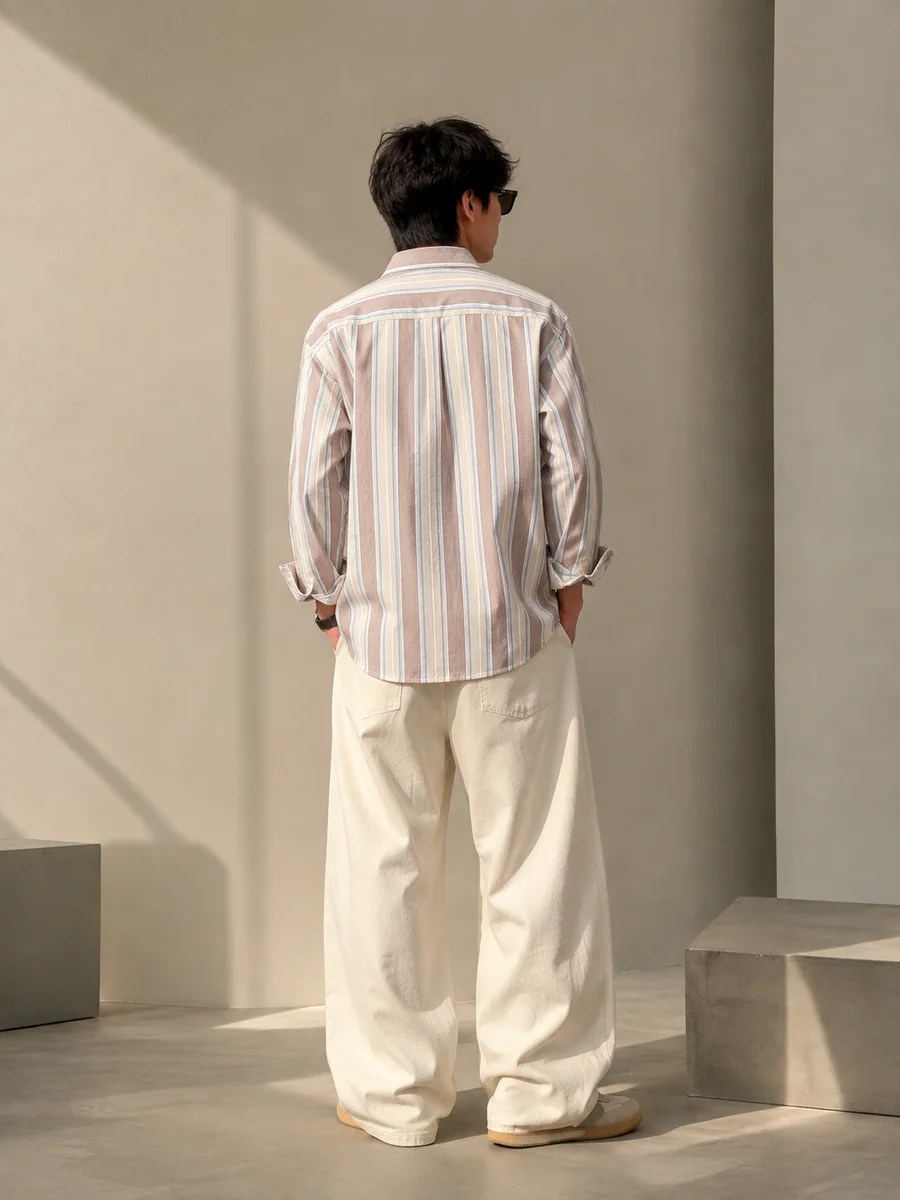 BANGKOK STRIPES SHIRT F/S M,L,XL, image 4