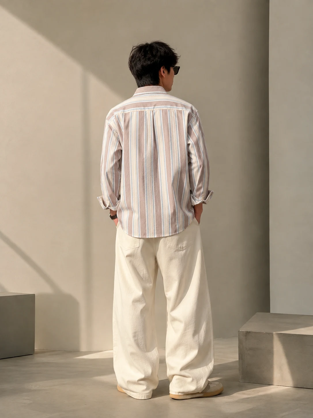 BANGKOK STRIPES SHIRT F/S M,L,XL, image 4