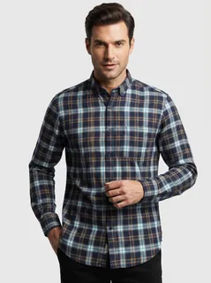 HAWCK OXFORD CHECK SHIRT 1