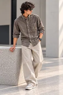 NE-INGLAND DENIM SHIRT F/S 1
