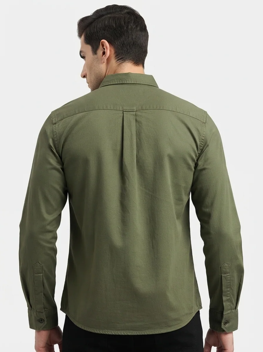 TOUCH Plain Double Pockets Shirt, image 3