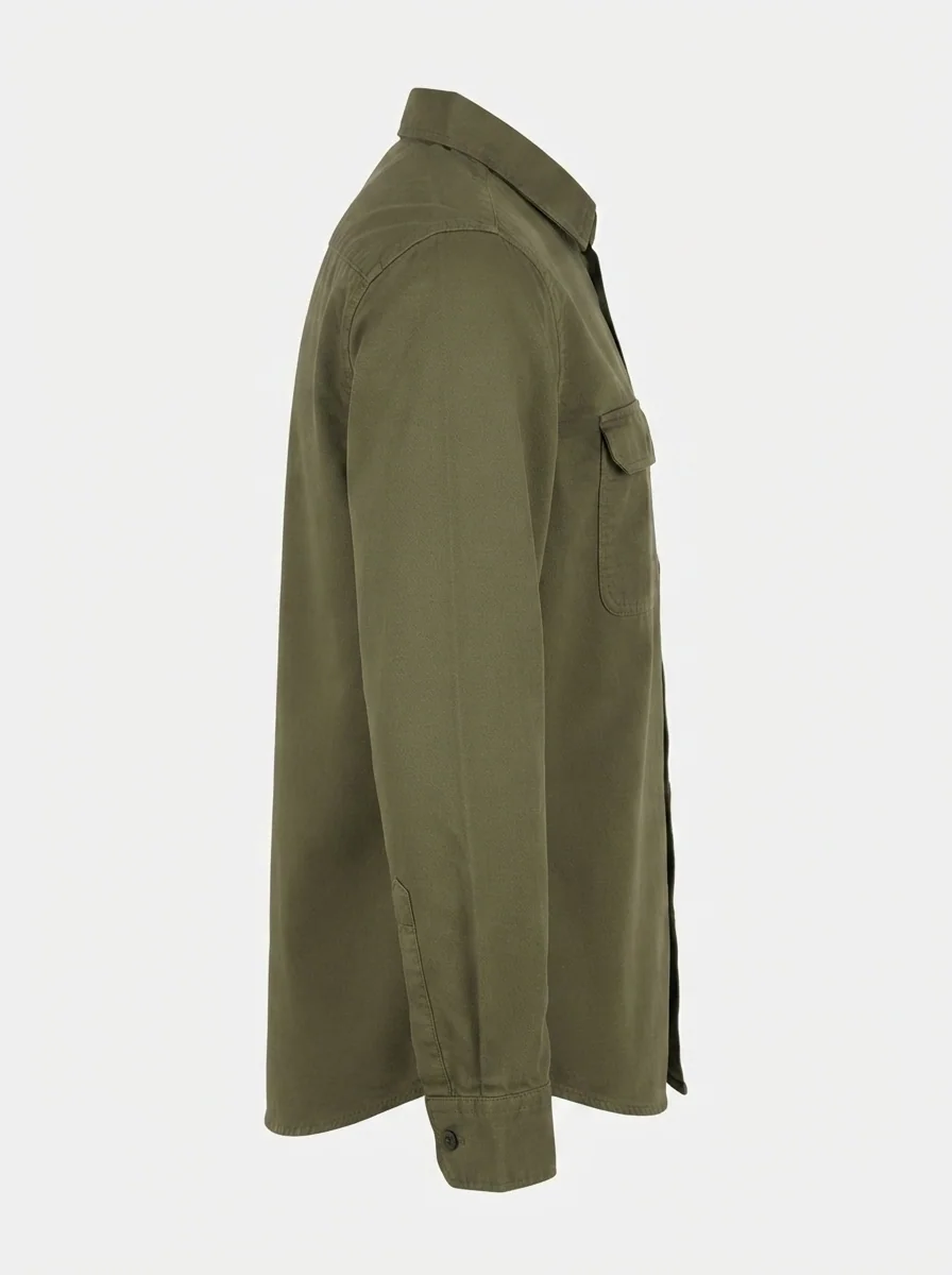 TOUCH Plain Double Pockets Shirt, image 5