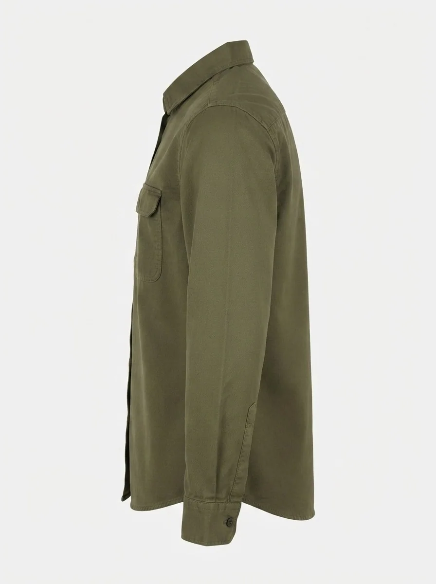 TOUCH Plain Double Pockets Shirt, image 4