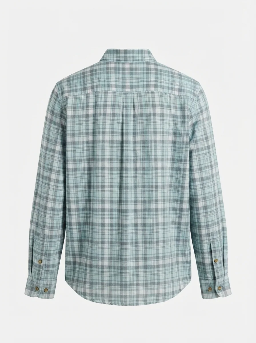 FUGA CHECKS SHIRT-M-WHITE&YELLOW&BLACK, image 8