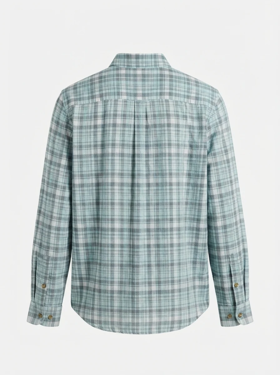 FUGA CHECKS SHIRT-M-WHITE&YELLOW&BLACK, image 8
