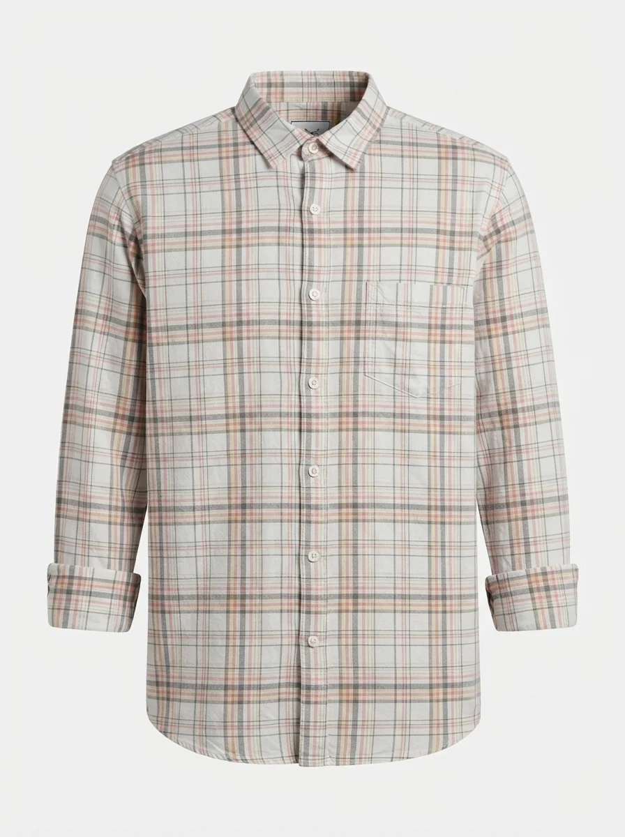 NOW&THEN CHECK F/S SHIRT, image 6