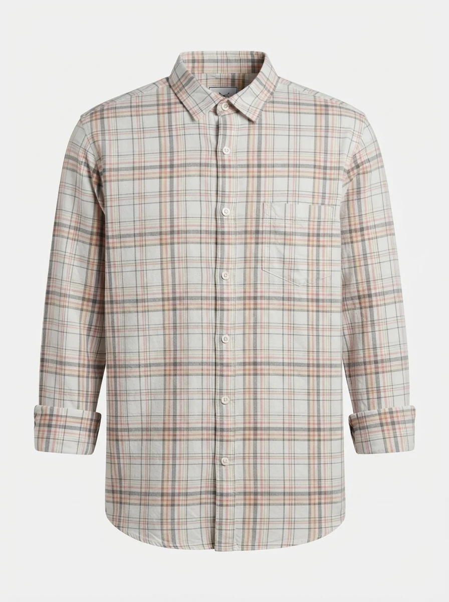 NOW&THEN CHECK F/S SHIRT, image 6