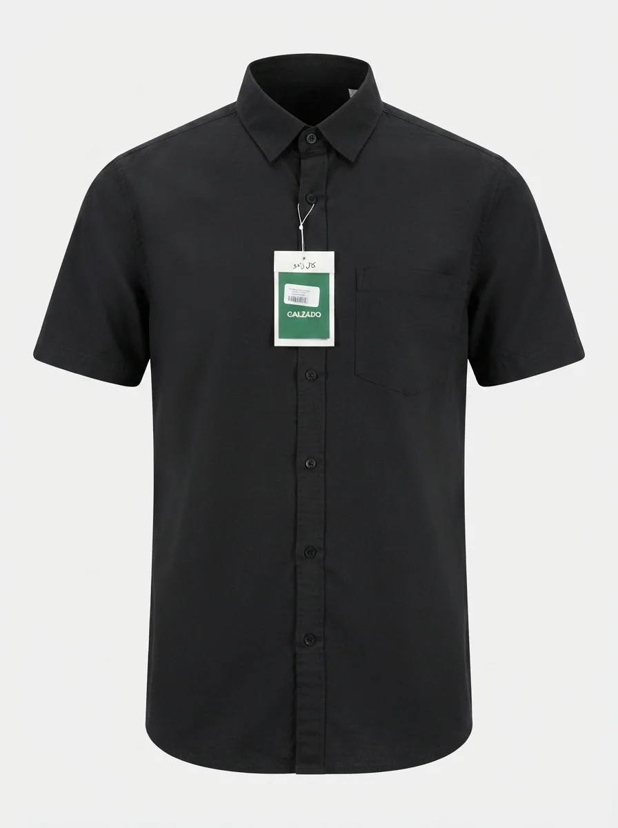 GR2044 CALZADO OXFORD BLACK SHIRT H/S, image 3