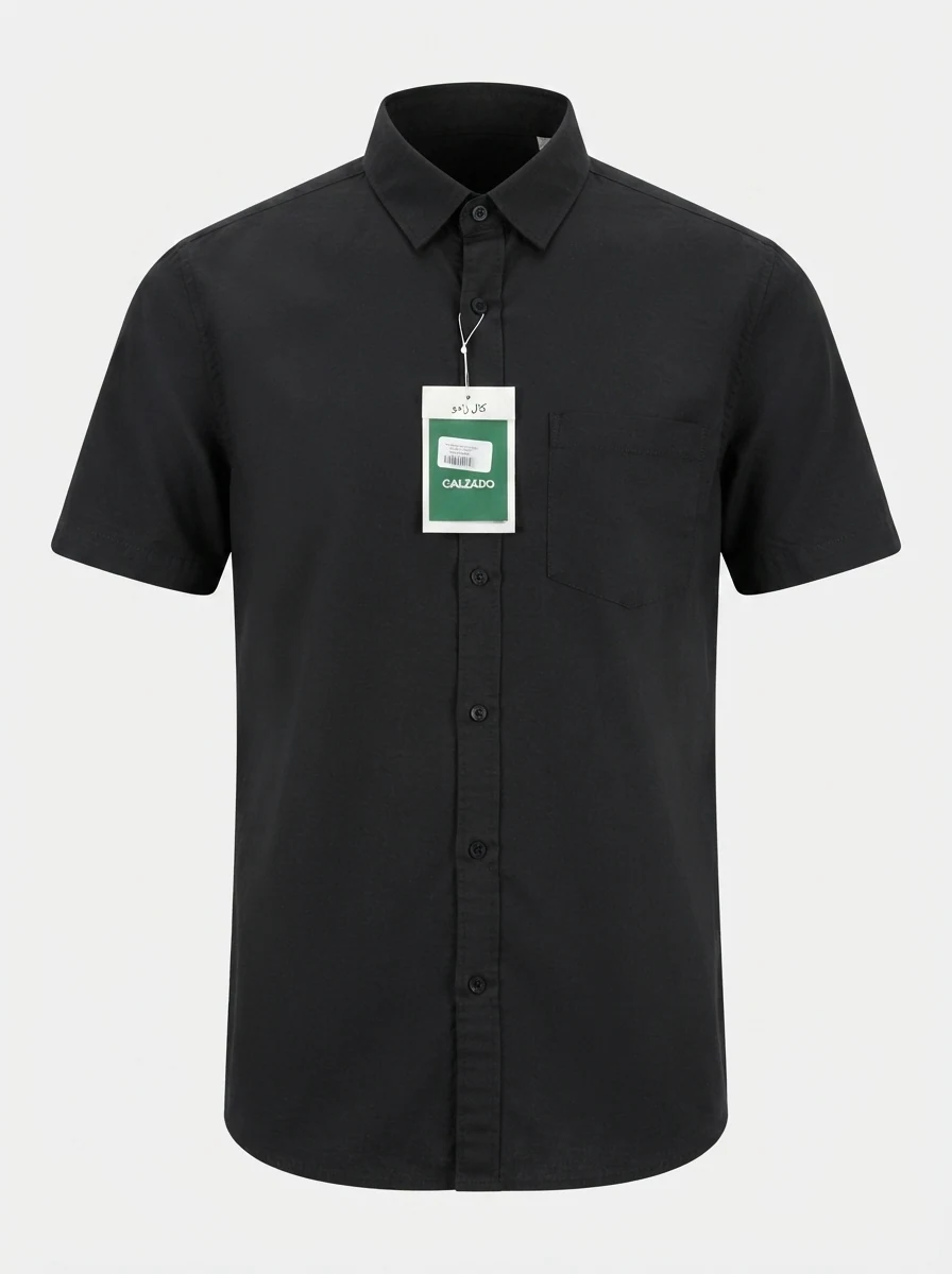 GR2044 CALZADO OXFORD BLACK SHIRT H/S, image 3