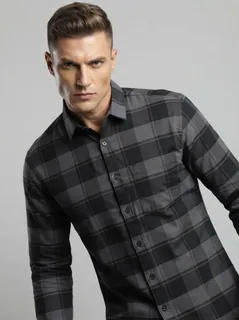 BRATISLAVA OXFORD CHECKS SHIRT F/S 1