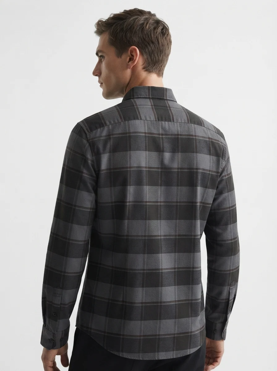 BRATISLAVA OXFORD CHECKS SHIRT F/S, image 2