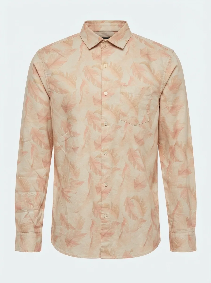SO-ME LINEN PRINT SHIRT F/S, image 3