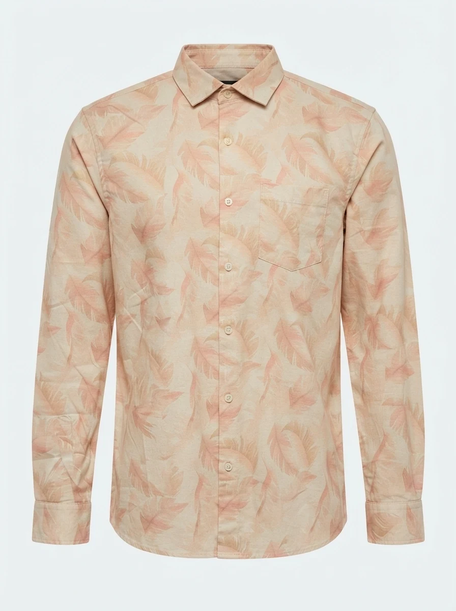 SO-ME LINEN PRINT SHIRT F/S, image 3