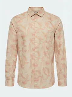 SO-ME LINEN PRINT SHIRT F/S 3