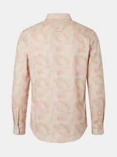 SO-ME LINEN PRINT SHIRT F/S 4