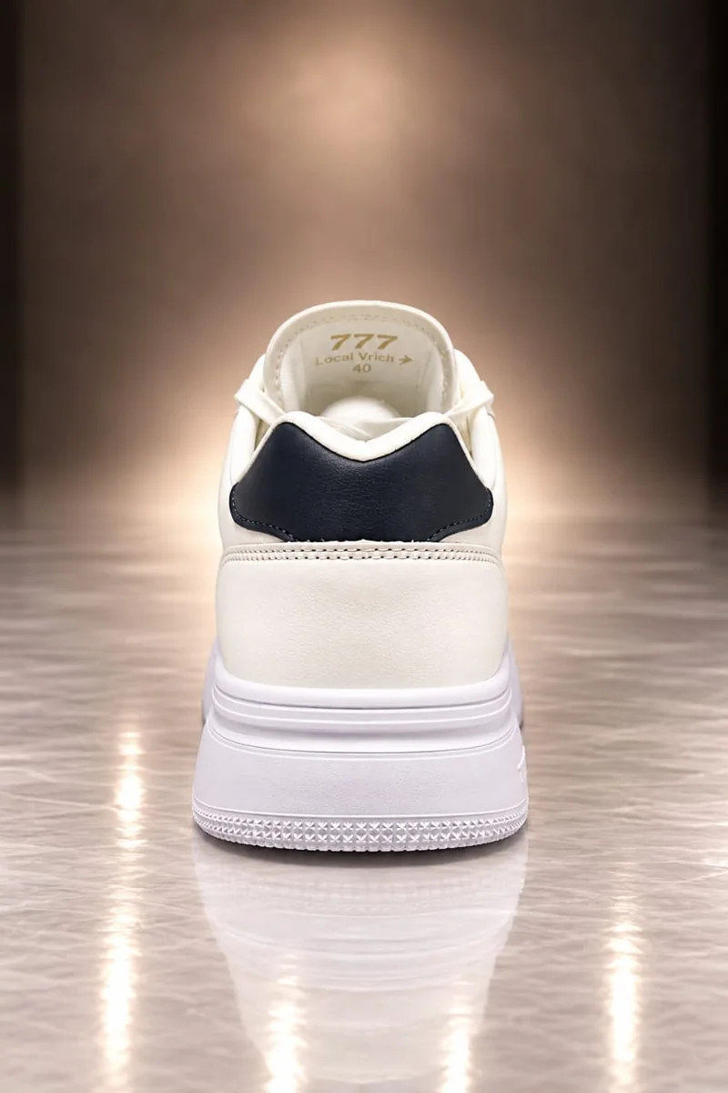 AXM9528 MENS SPORTS SHOES YF9115BEIGE/BLK, image 4