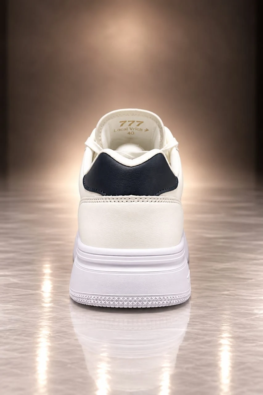AXM9528 MENS SPORTS SHOES YF9115BEIGE/BLK, image 4