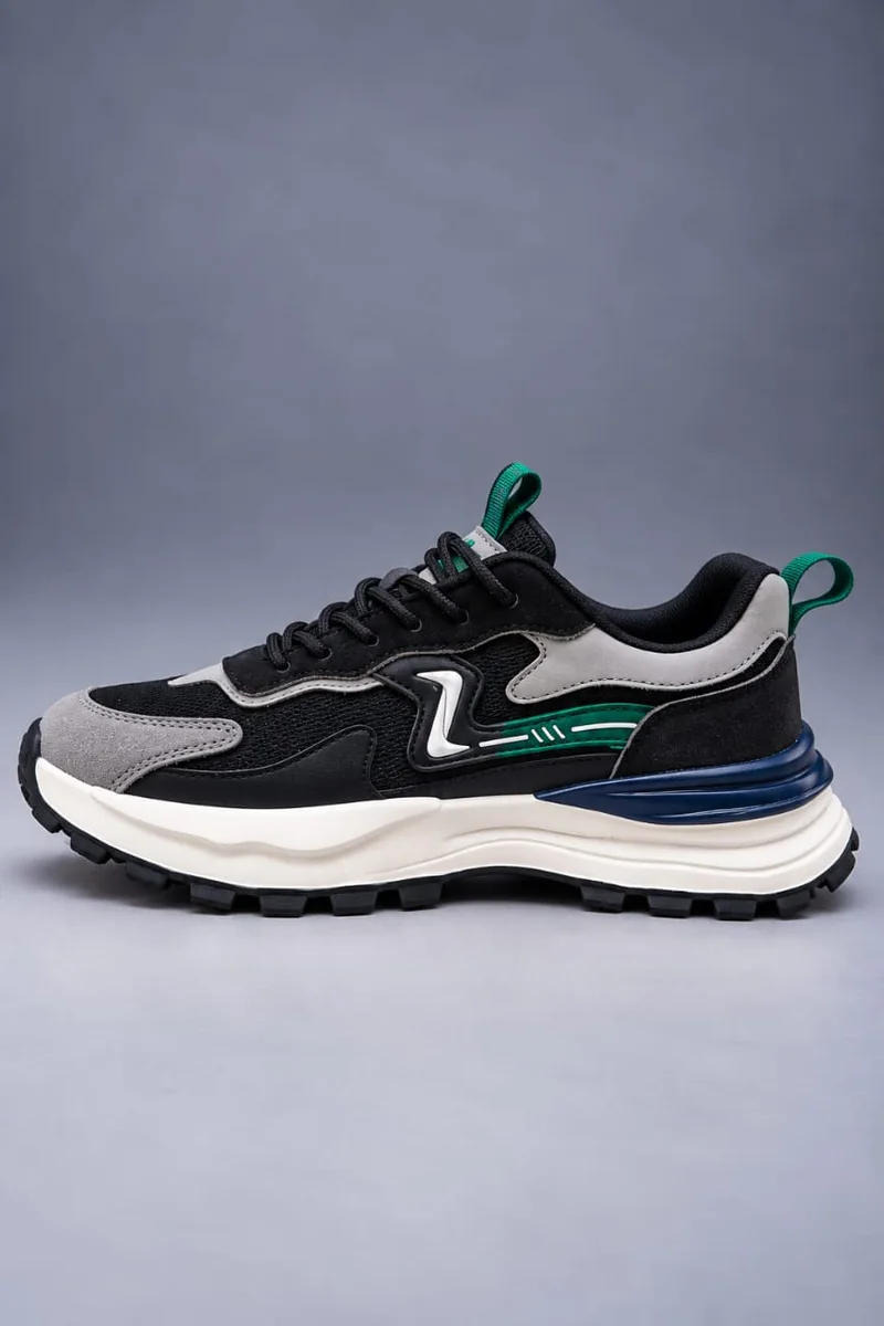 AXM9529 MENS SPORTS SHOES YF9024BLACK, image 2
