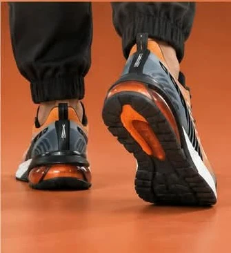 CADEO MEN SHOES 225402 BLACK ORANGE, image 3
