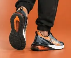 CADEO MEN SHOES 225402 BLACK ORANGE 4