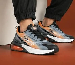 CADEO MEN SHOES 225402 BLACK ORANGE, image 1