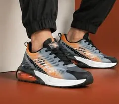 CADEO MEN SHOES 225402 BLACK ORANGE 1