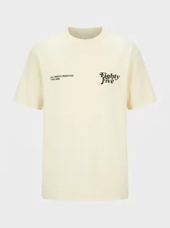 THAILAND FRONT PRINT 5 SLV T-SHIRT-4XL-CREAM 5