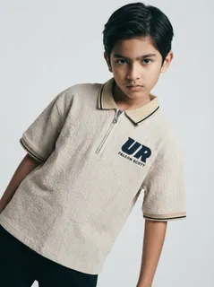 URBANITAS KIDS ZIP H/S TSHIRT 1