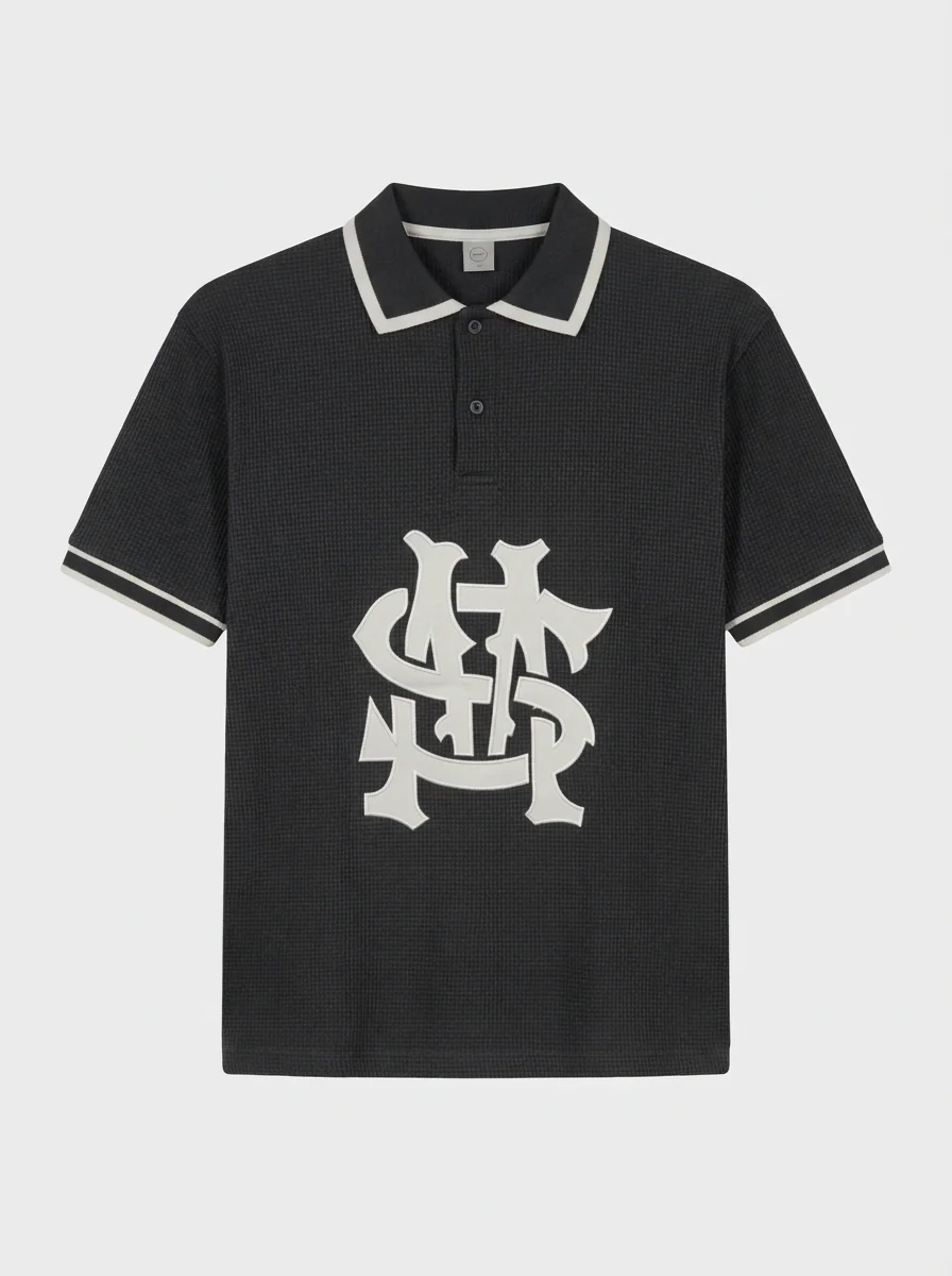 NEVER COLLAR PRINT TSHIRT, image 3