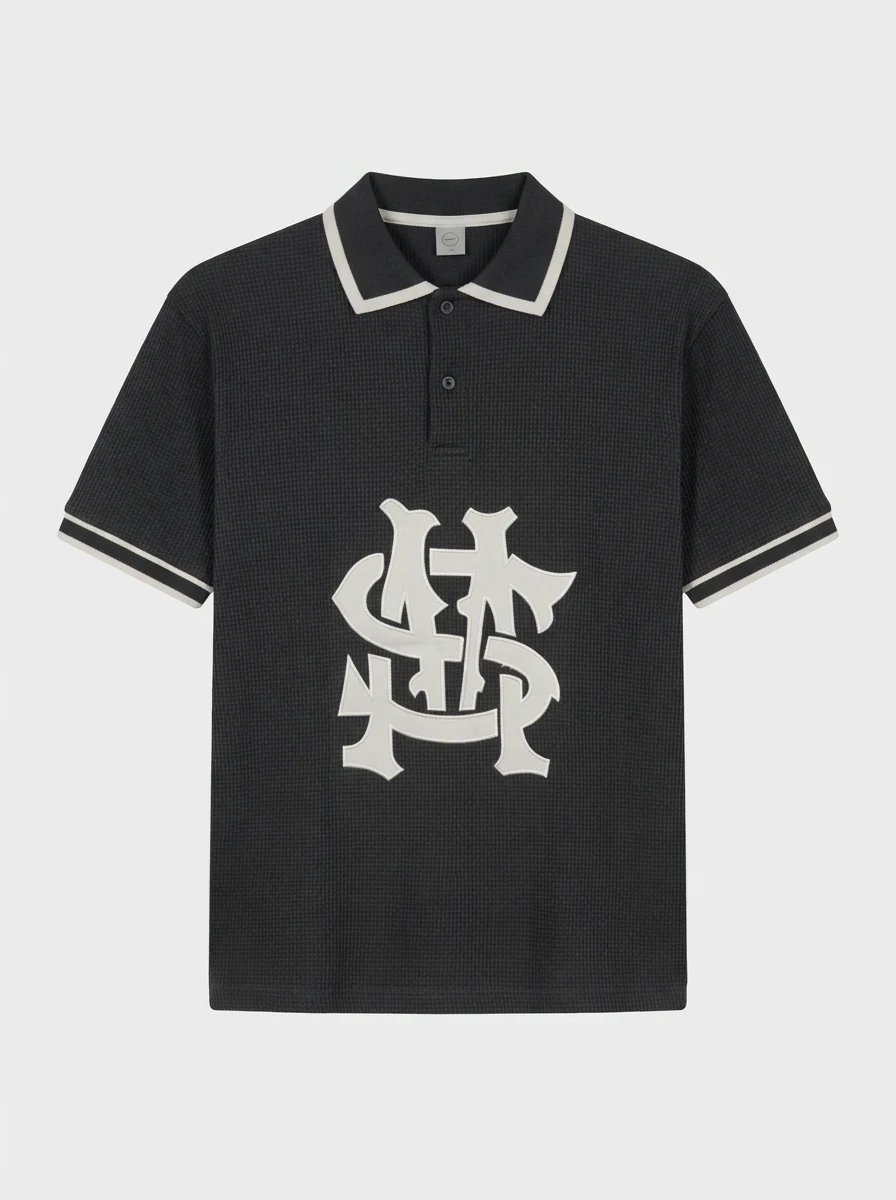 NEVER COLLAR PRINT TSHIRT, image 3