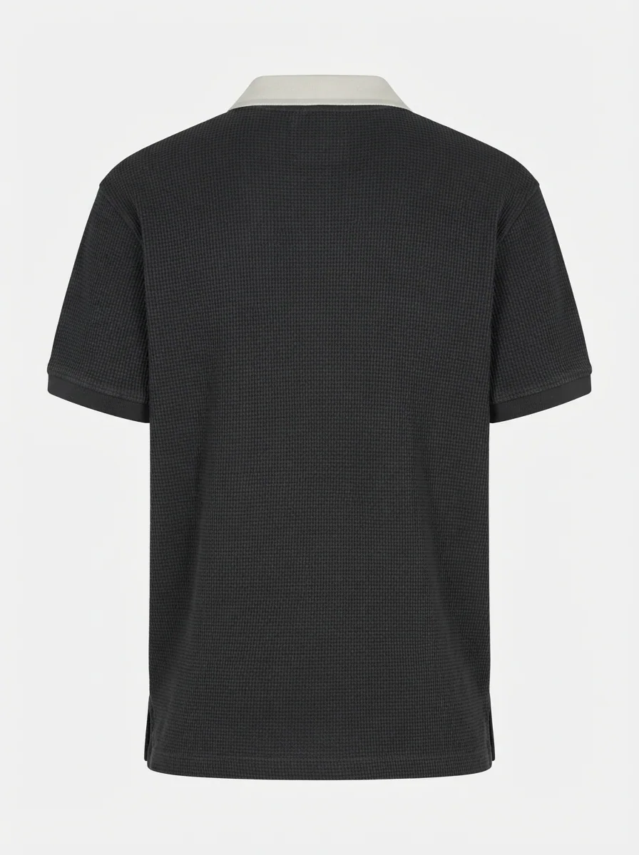 NEVER COLLAR PRINT TSHIRT, image 4