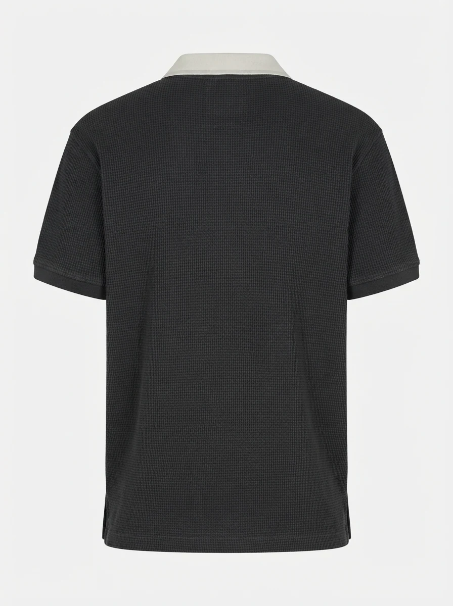 NEVER COLLAR PRINT TSHIRT, image 4