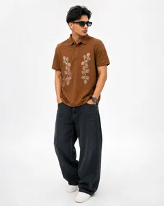 GR5209 MOUNT JACK COLLAR EMBROIDERY T-SHIRT 2
