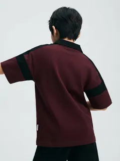 CALVIN POLO ZIP 5SLV T SHIRT 2