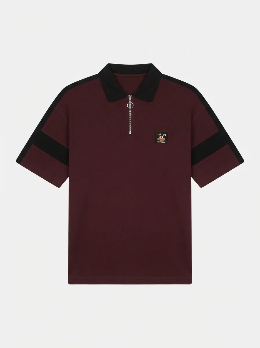 CALVIN POLO ZIP 5SLV T SHIRT, image 3