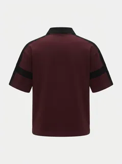 CALVIN POLO ZIP 5SLV T SHIRT 4