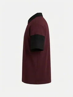 CALVIN POLO ZIP 5SLV T SHIRT 5