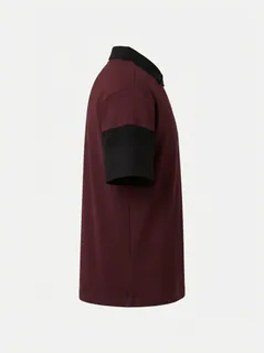 CALVIN POLO ZIP 5SLV T SHIRT 6