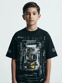 CALVIN R/N 5SLV T SHIRT 1