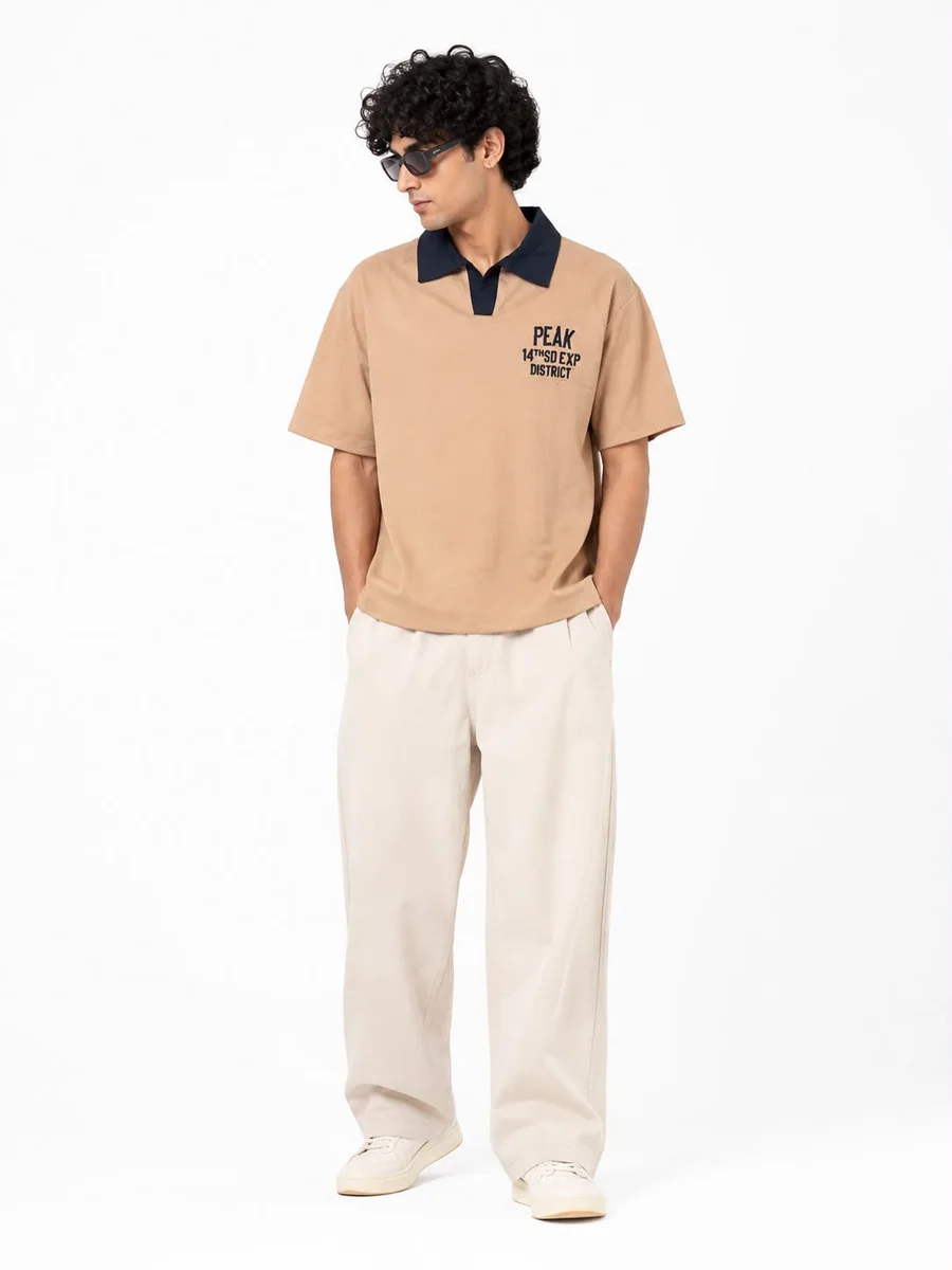 GR1152 TURKEY ZIB COLLAR T-SHIRT