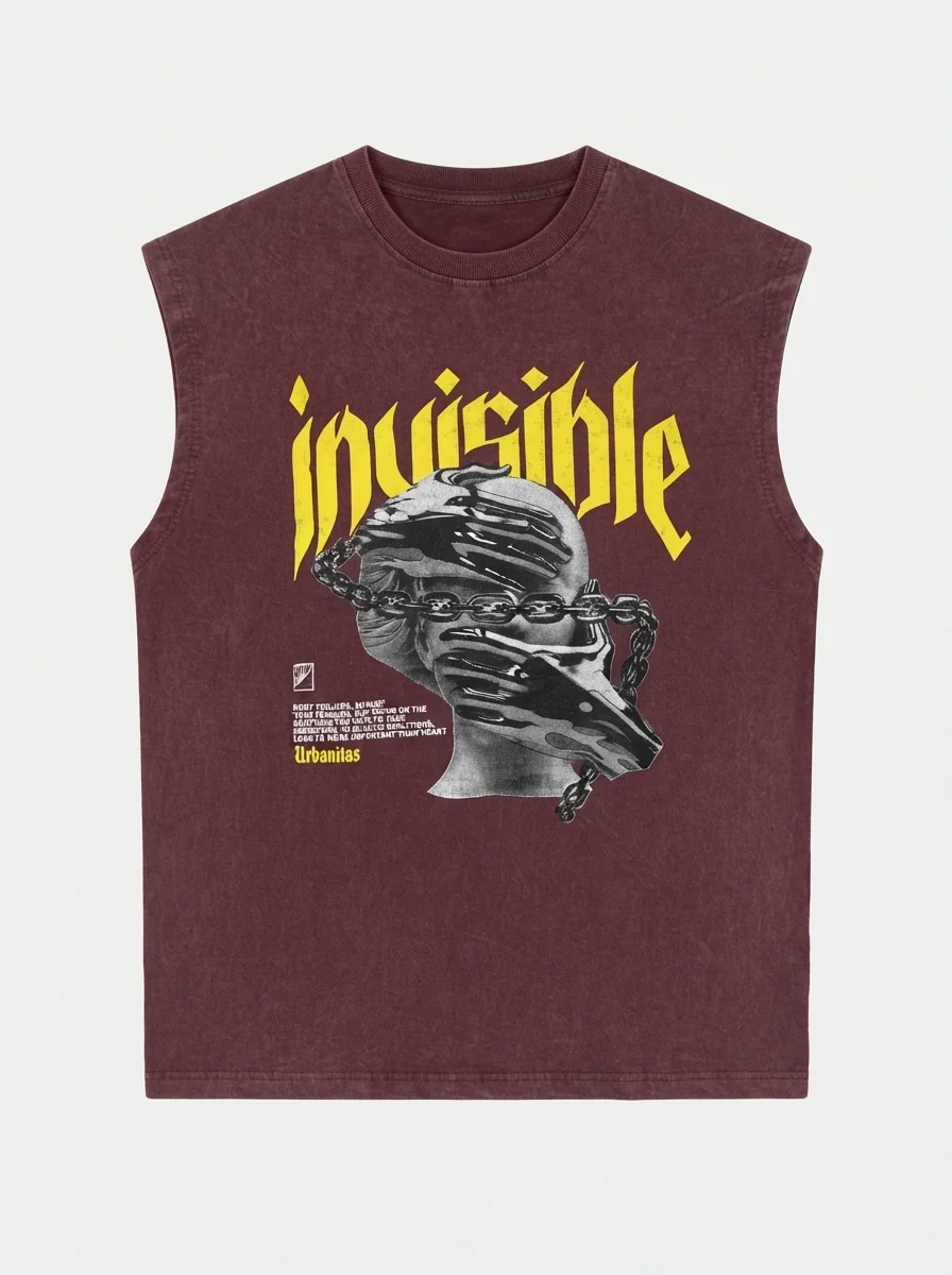 URBANITAS SLEEVE LESS TSHIRT, image 3