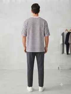 GR1041 TURKEY STRIPES 5SLV TSHIRT 2
