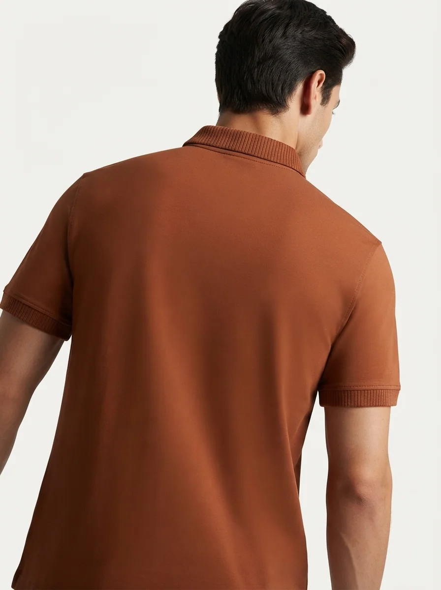 URBANITAS ZIP COLLAR H/S T-SHIRT, image 4